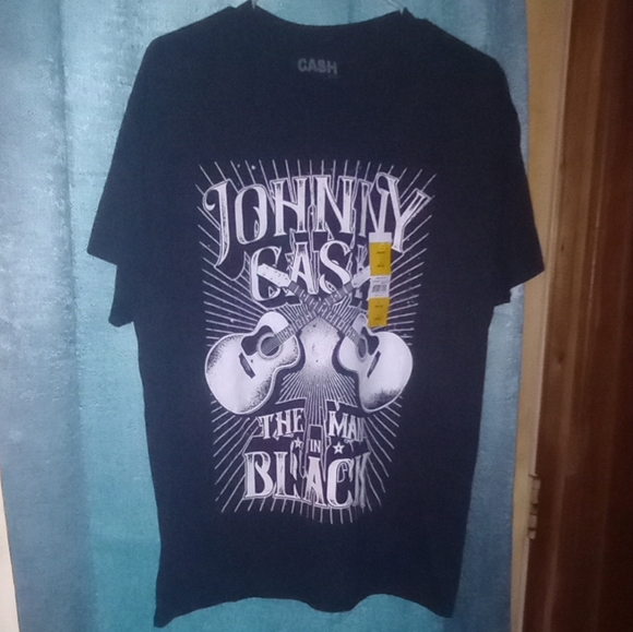 Johnny Cash Other - NWT (Large) JOHNNY CASH Man In Black Tee